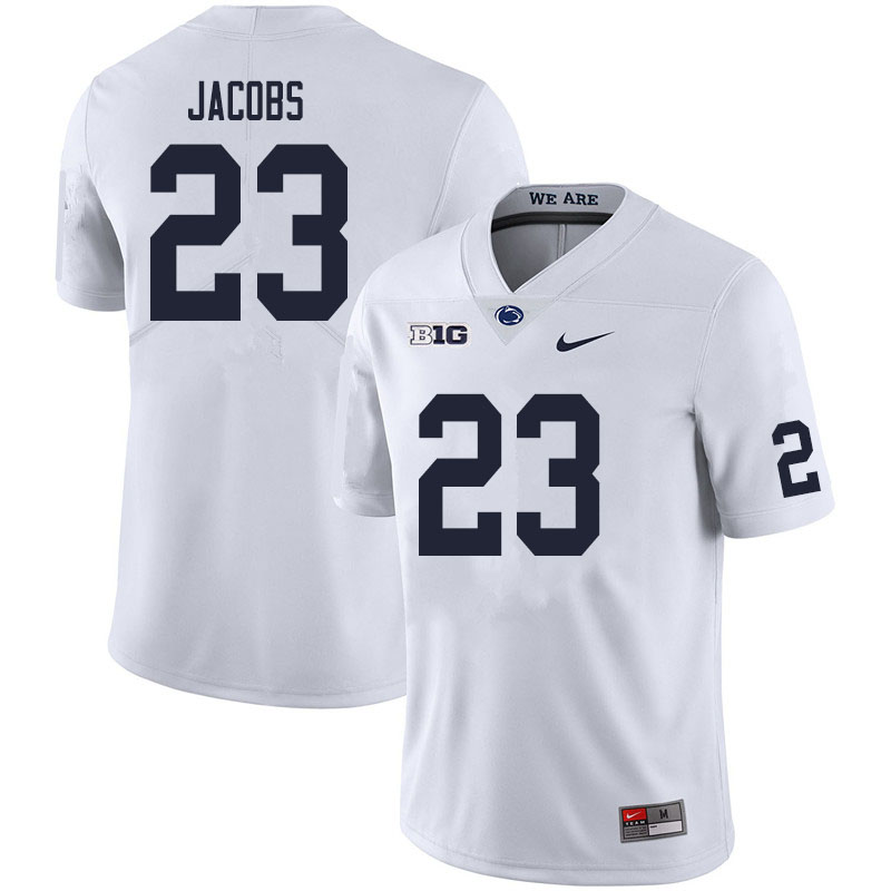 NCAA Nike Men's Penn State Nittany Lions Curtis Jacobs #23 College Football Authentic White Stitched Jersey MEW1898NO